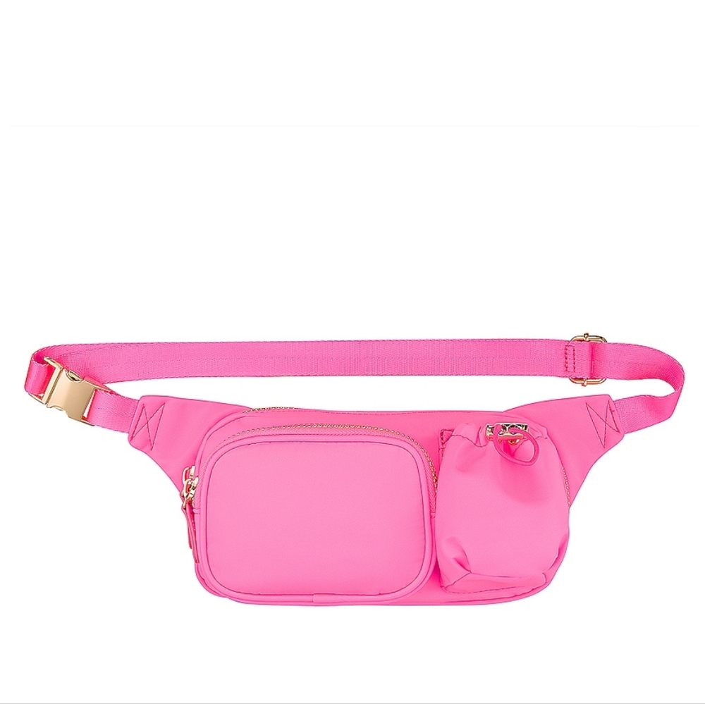 Stoney clover lane SPORTY fanny pack bubblegum pink nwt